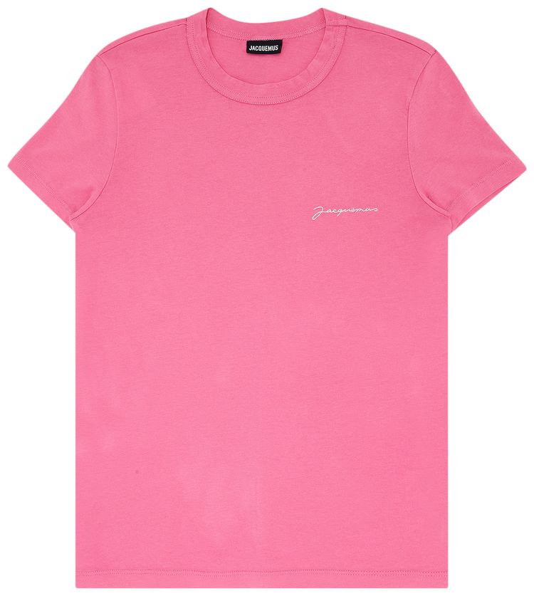 Jacquemus Le T Shirt Dark Pink