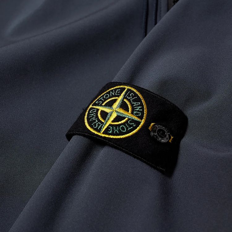 Stone Island Hooded Jacket Dark Blue