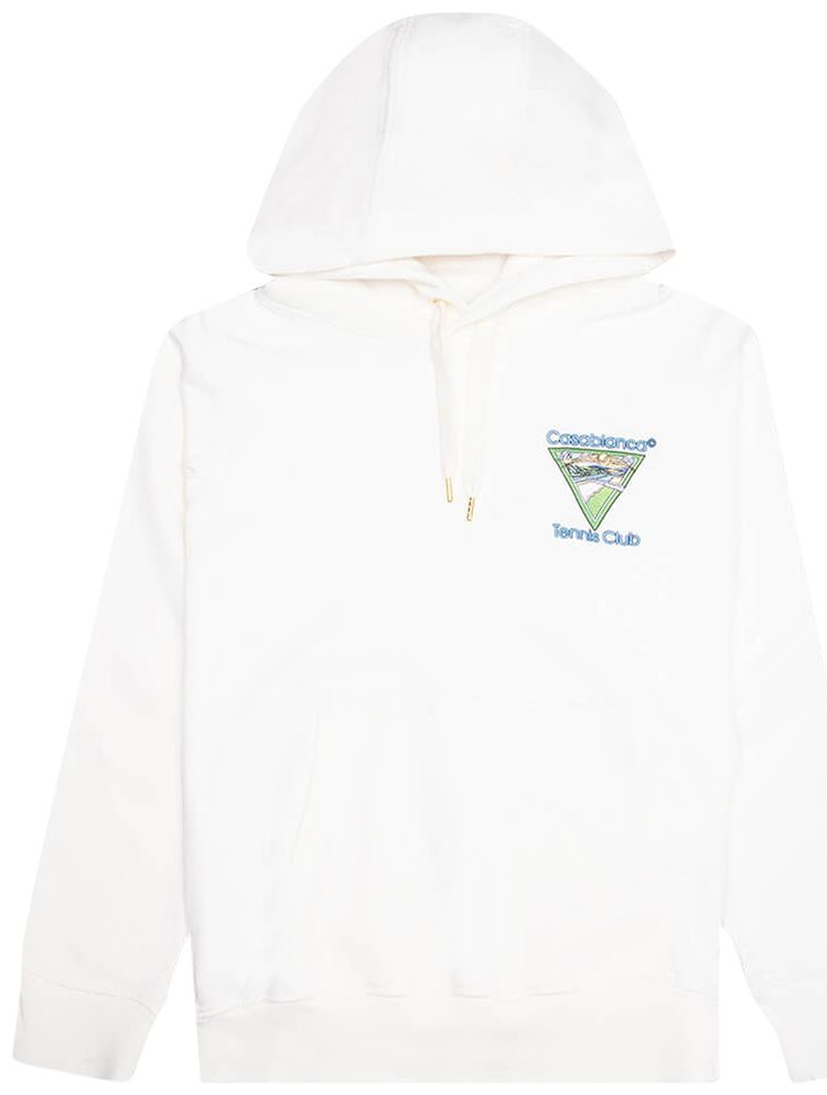 Casablanca Tennis Club Hoodie Off White