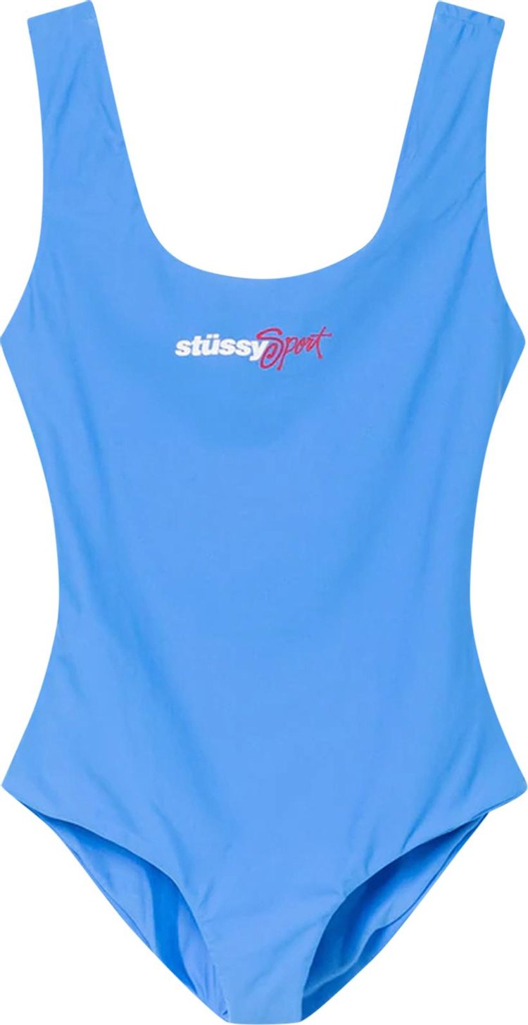 Stussy Sport One Piece Swimsuit 'Blue'