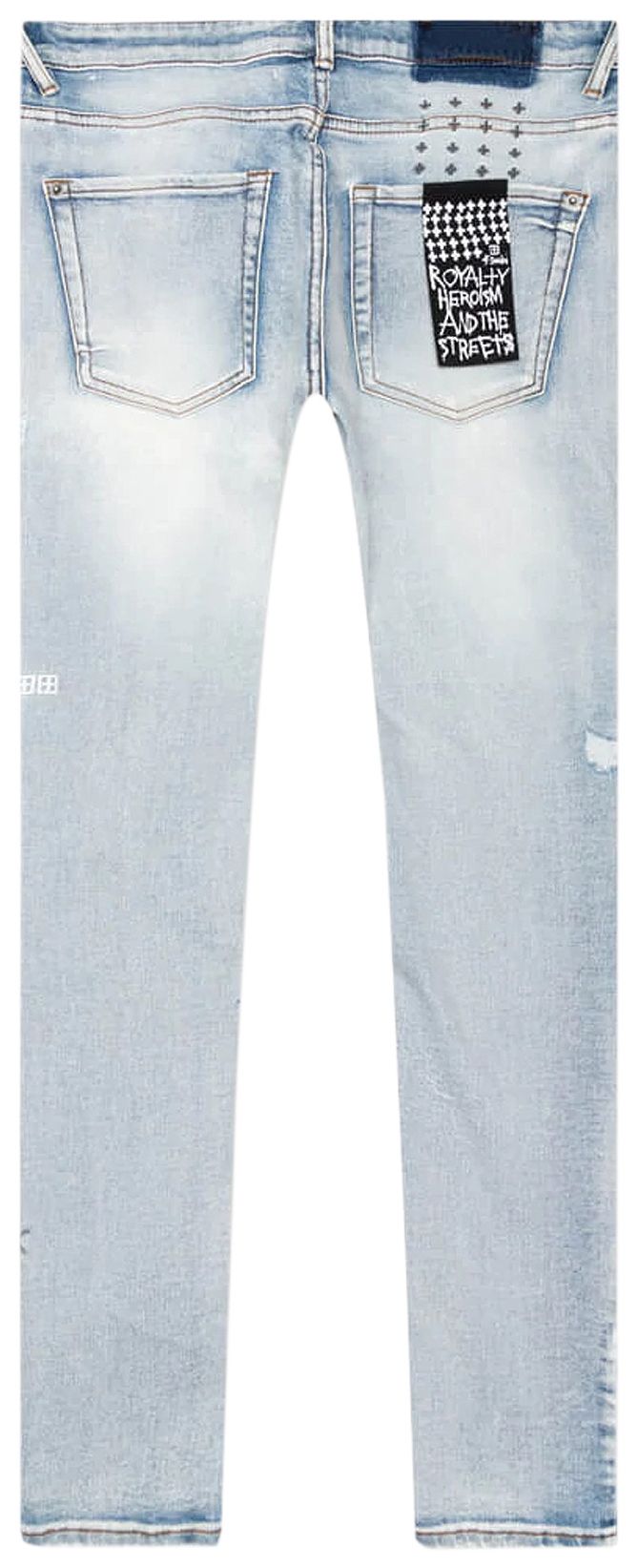 Ksubi Van Winkle Jean Riches Trashed Black