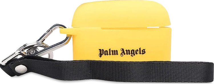 Palm Angels Classic Logo Airpods Pro Case YellowBlack