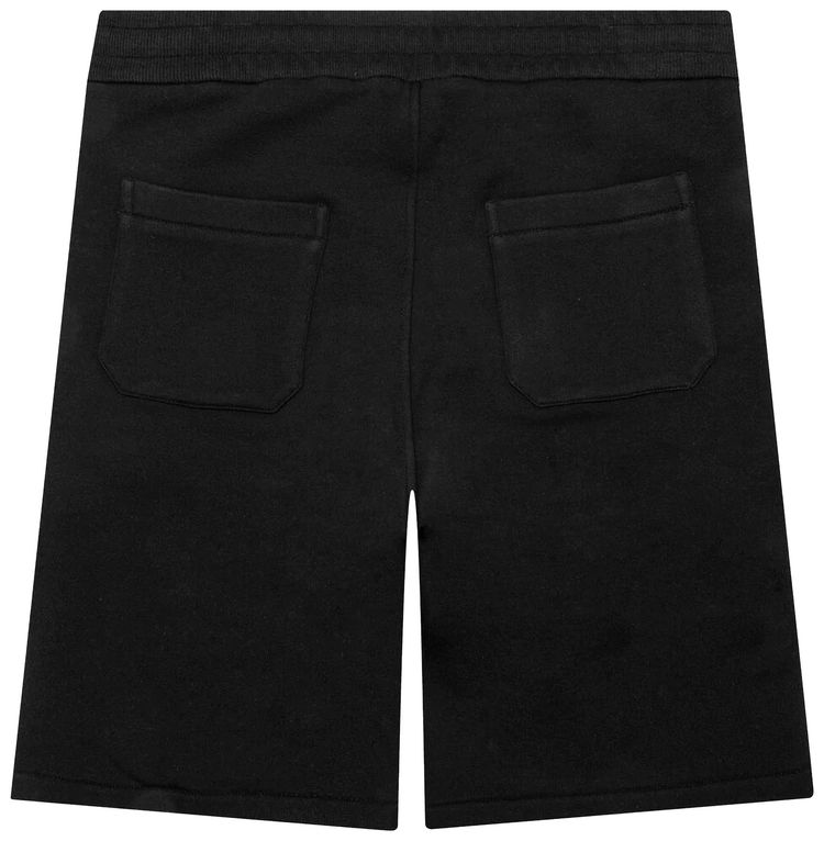 Balmain Embossed Bermuda Short Noir