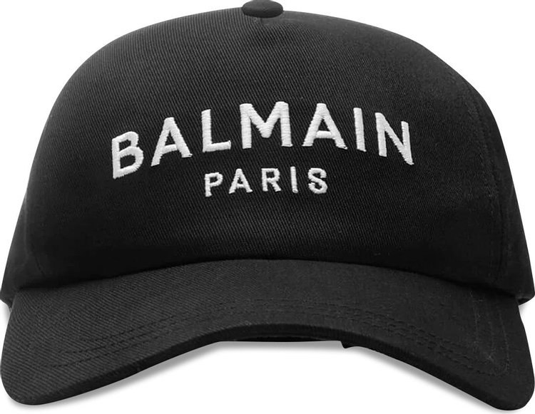 Buy Balmain Cotton Cap 'Noir/Blanc' - XH1XA000BB31 EAB | GOAT