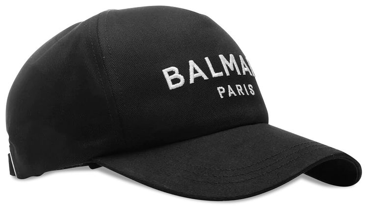 Balmain Cotton Cap NoirBlanc