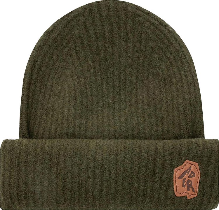 Ader Error Ribbed Knit Beanie 'Olive'