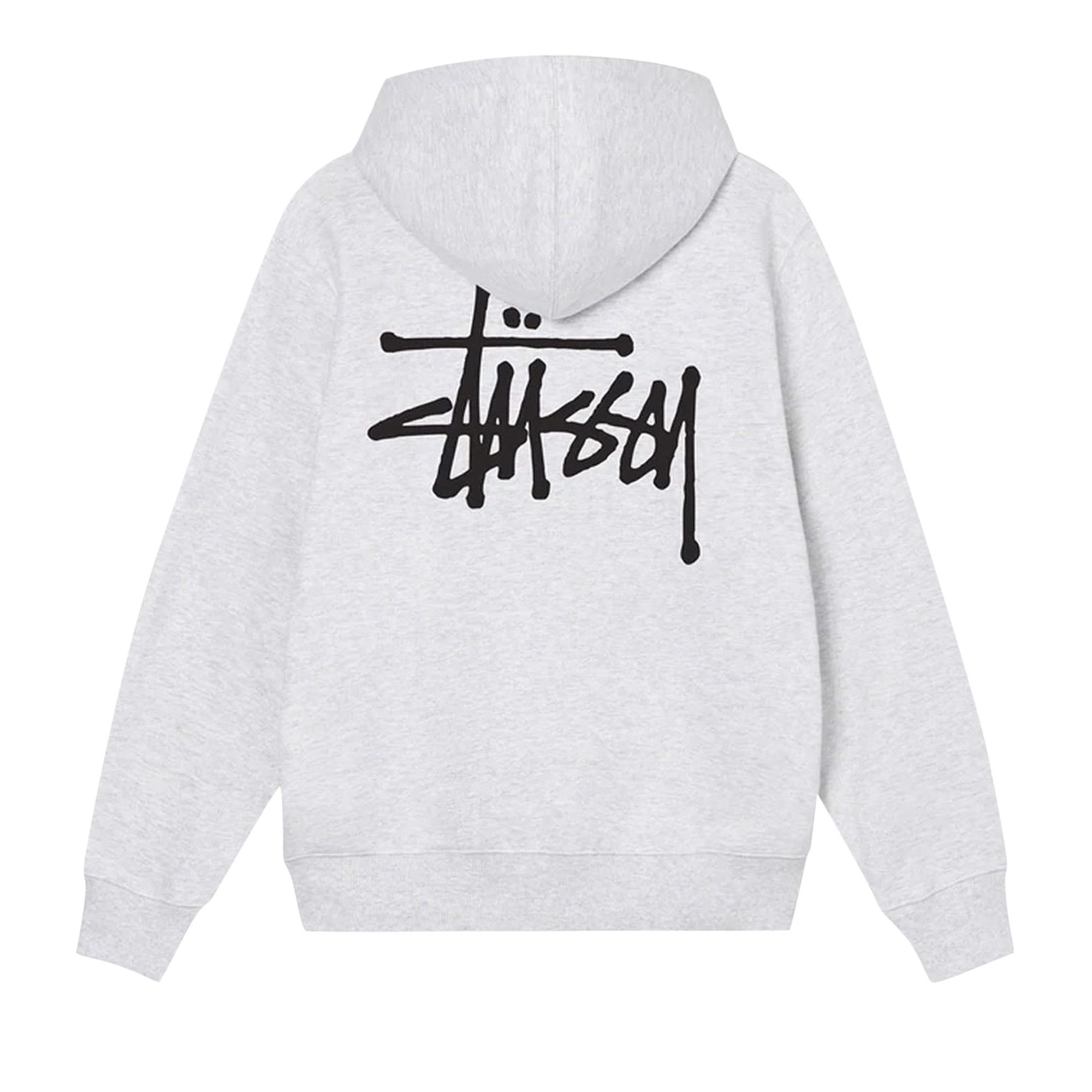 Buy Stussy Basic Zip Hood 'Ash Heather' - 1974762 ASH | GOAT