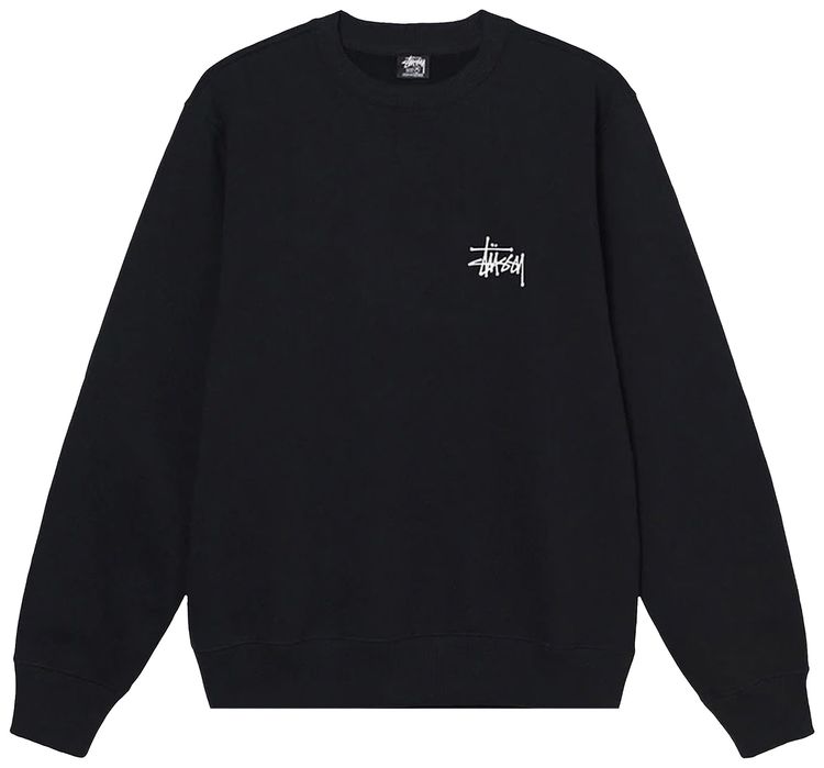Stussy Basic Crew Black