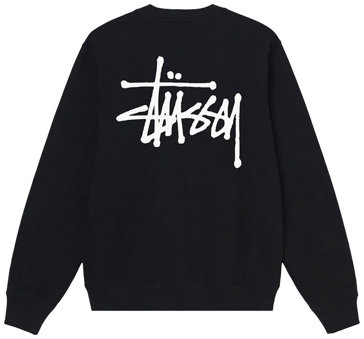 Stussy Basic Crew Black