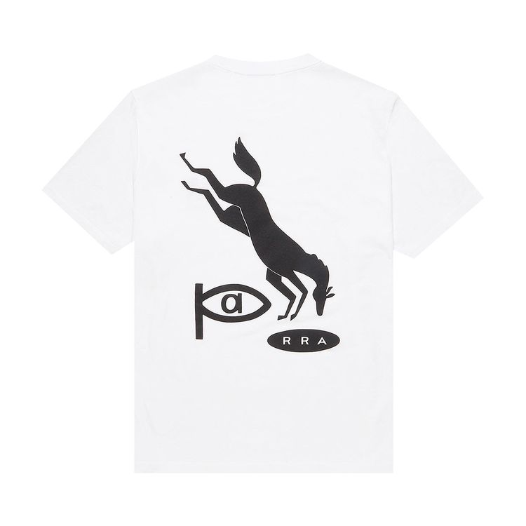 Parra Horse In A Hole T Shirt White