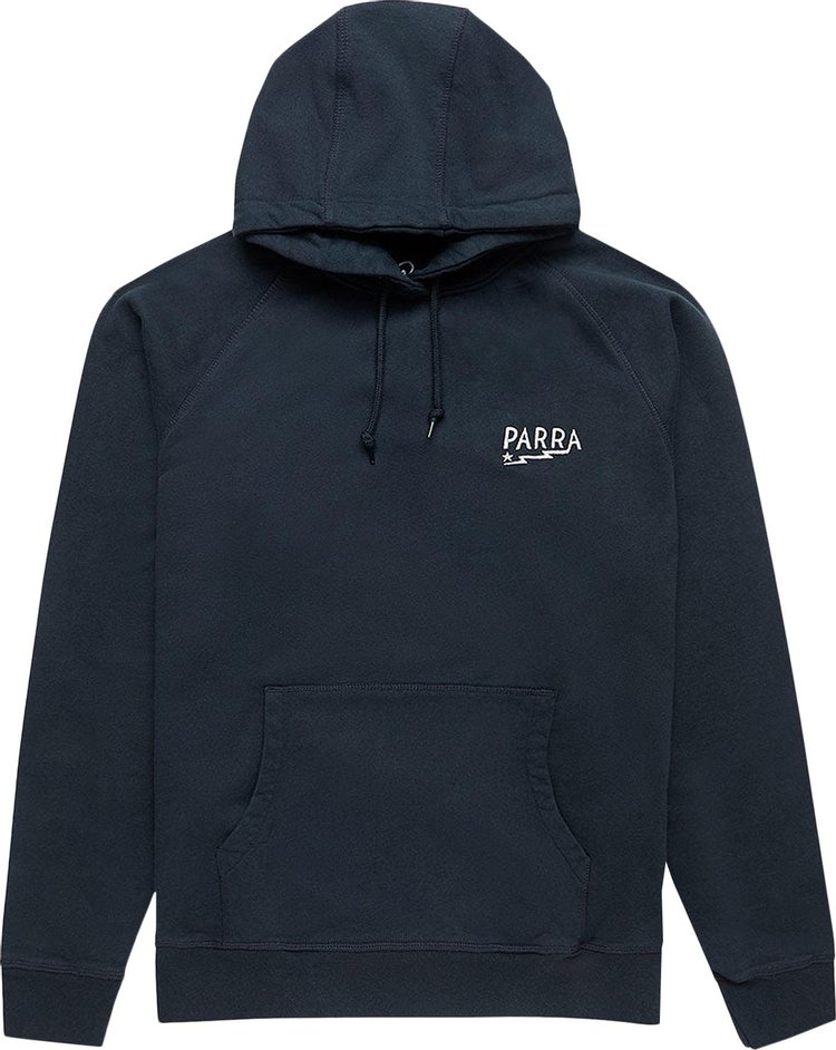 Parra Lightning Logo Hooded Sweatshirt 'Navy'