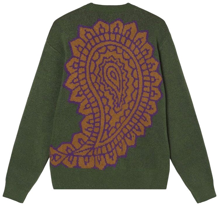 Stussy Paisley Sweater Green