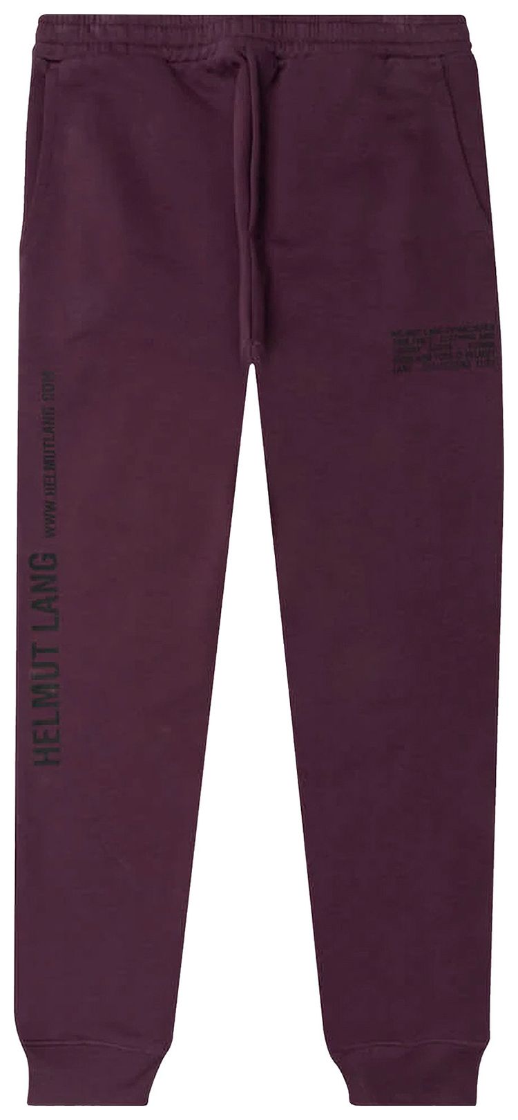 Helmut Lang Distort Jogger Mulberry