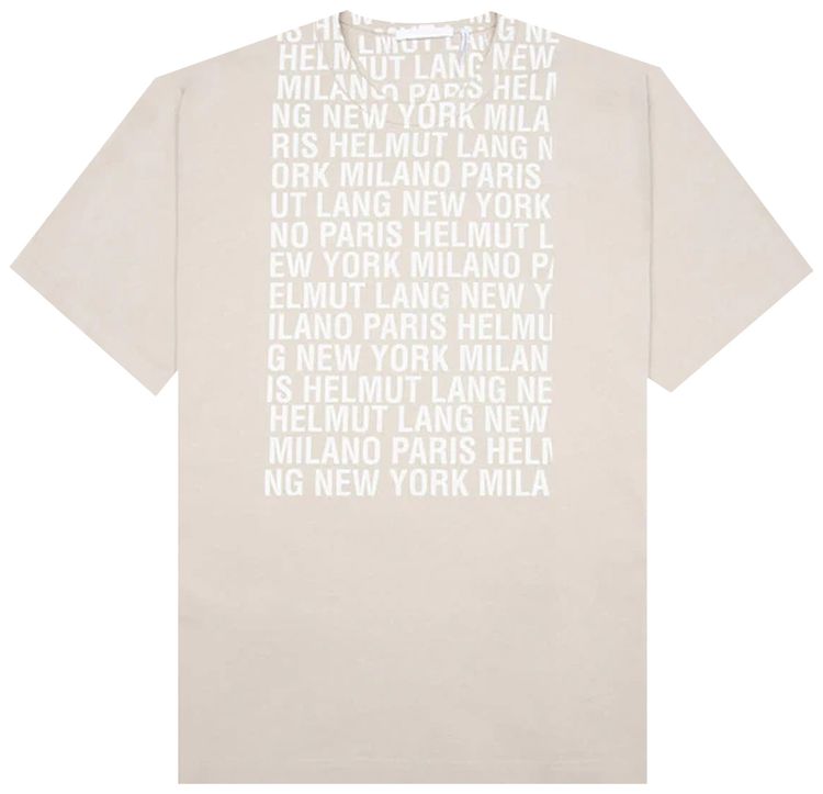 Helmut Lang Box Logo Tee Mist
