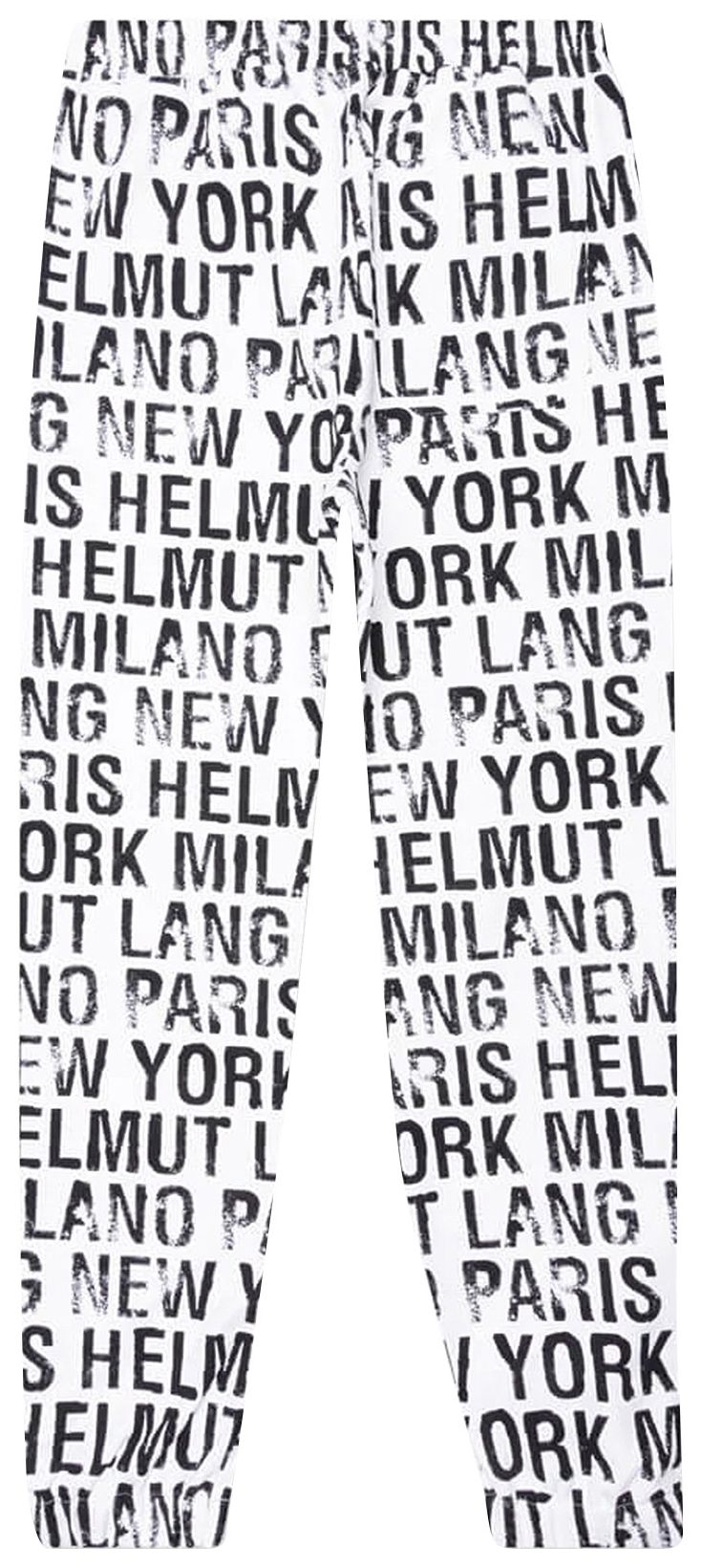 Helmut Lang All Over Jogger White