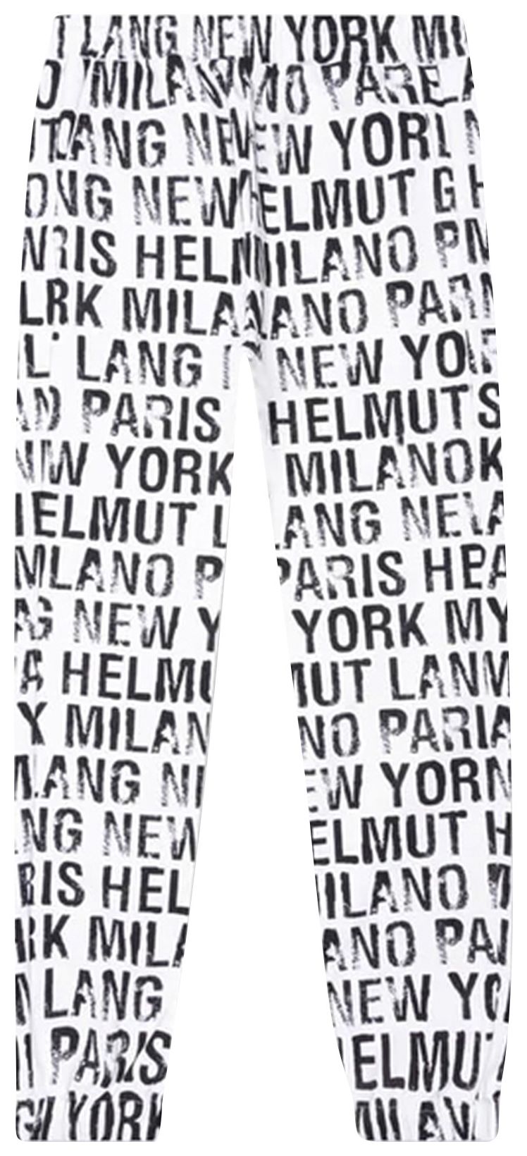 Helmut Lang All Over Jogger White