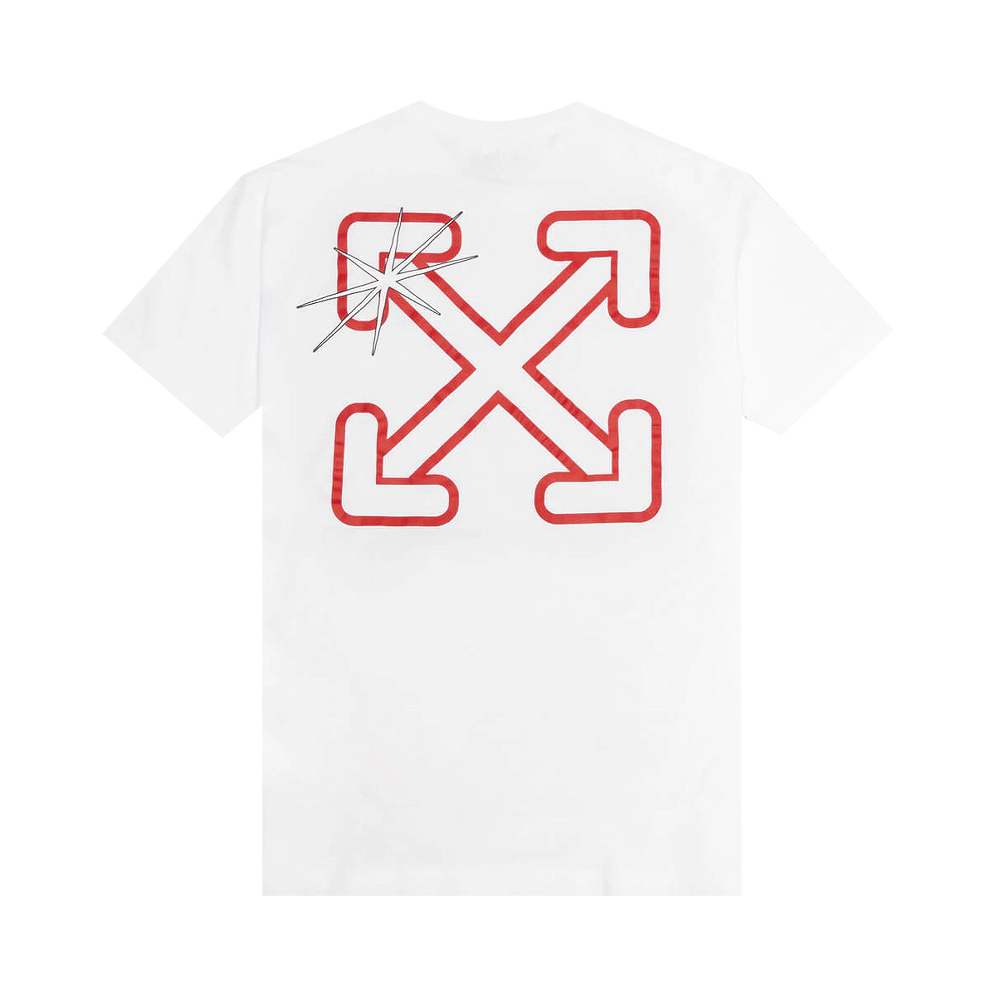 Off white red arrow tee outlet
