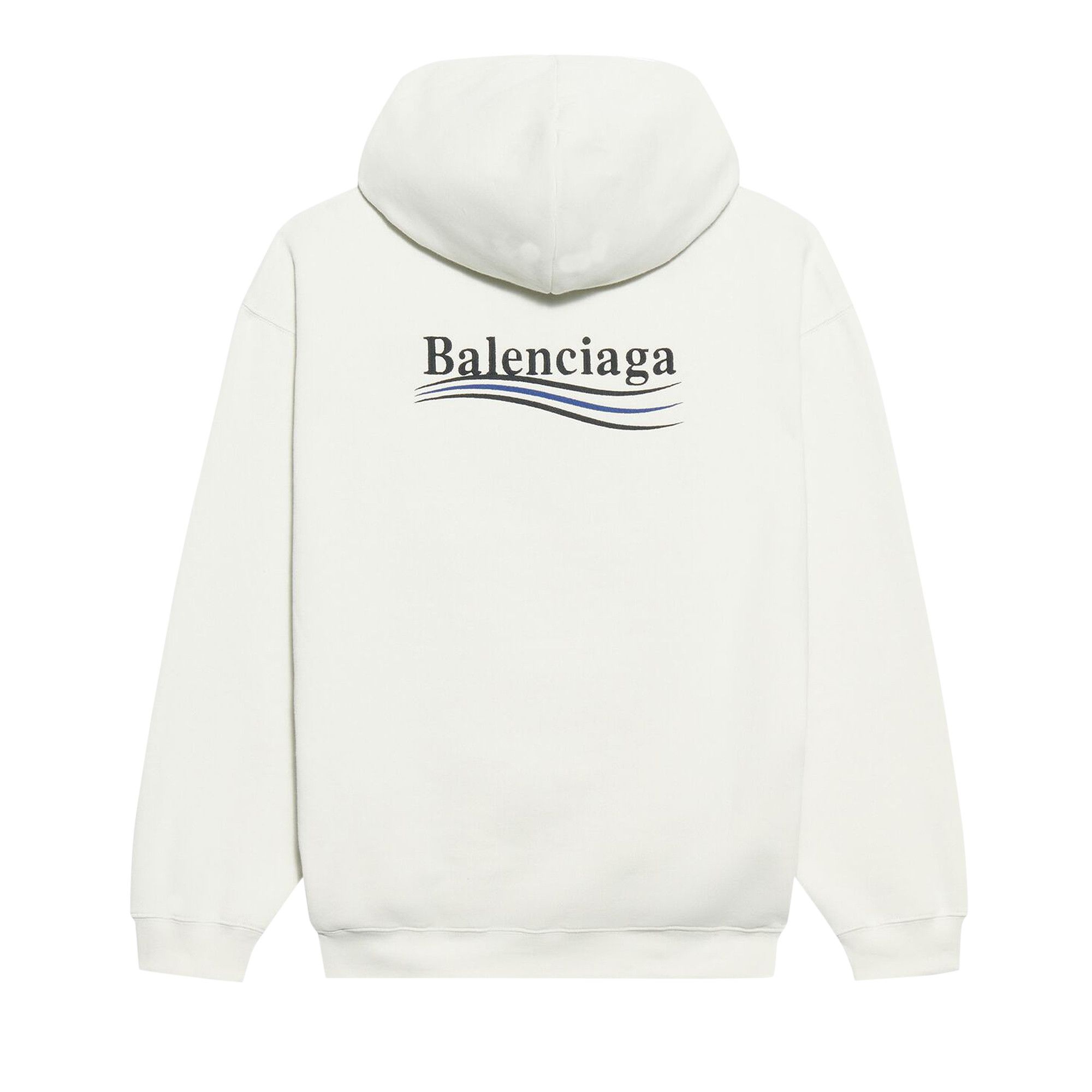 Buy Balenciaga Political Campaign Hoodie Medium Fit White 600583 TKVI9 9084 GOAT