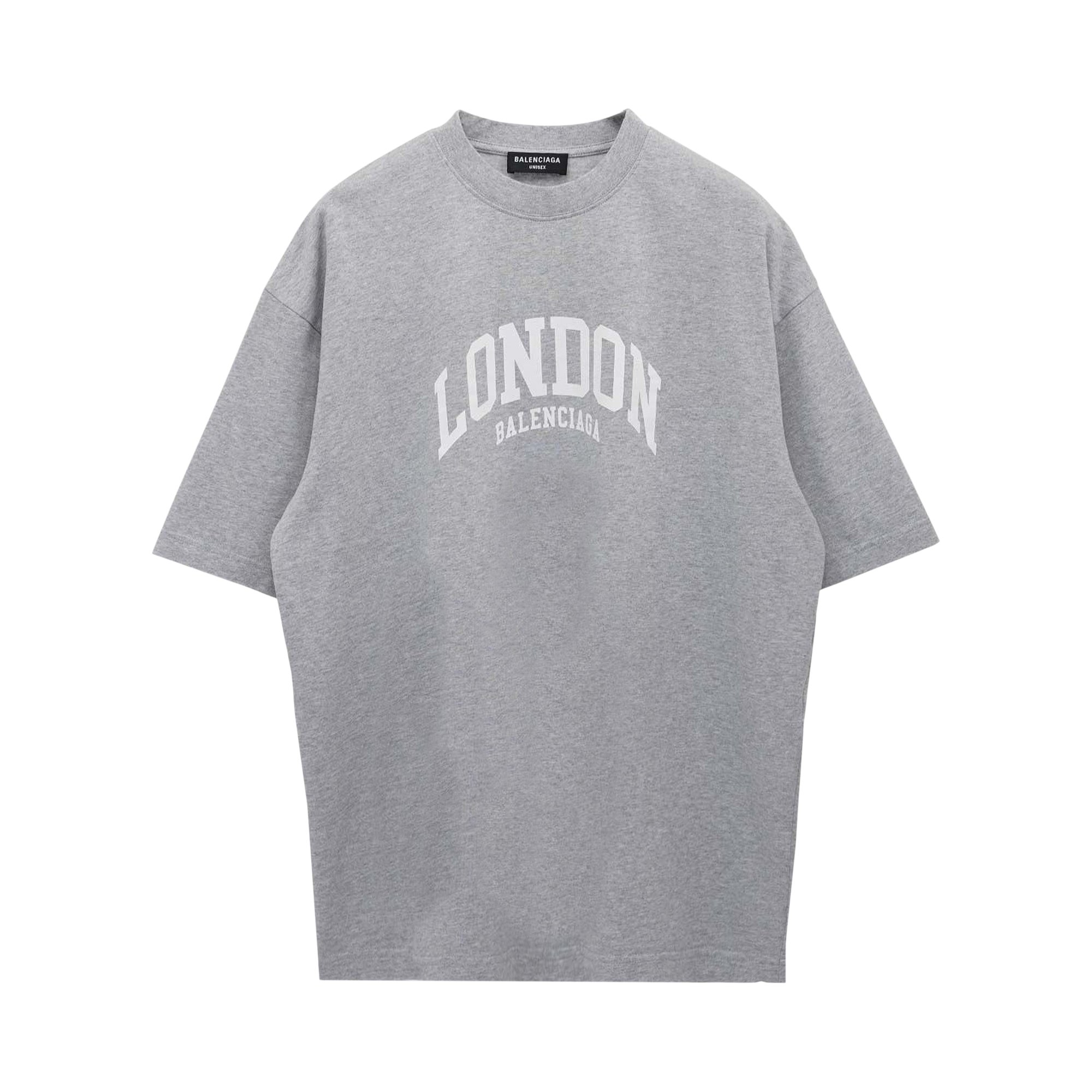 Balenciaga Cities London T-Shirt Medium Fit 'Grey'
