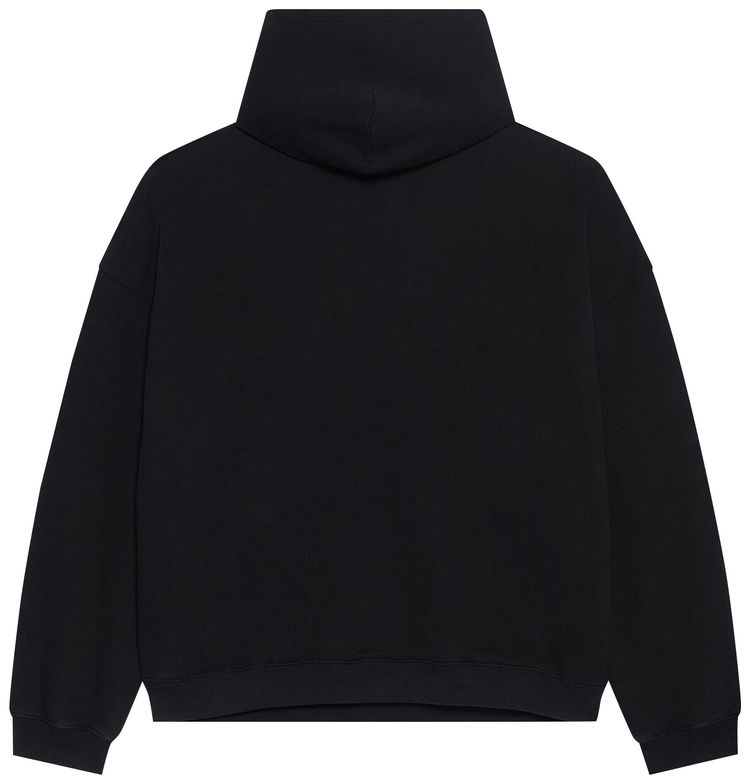Balenciaga Cities Paris Hoodie Wide Fit Black