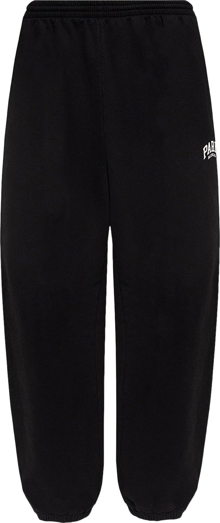 Balenciaga Sporty B Stretch Knee Sweatpants 'Black'