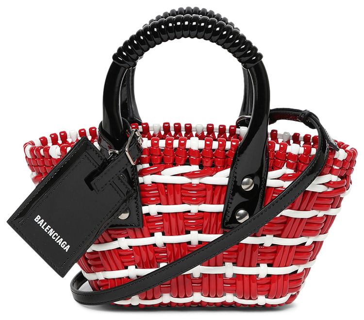 Balenciaga Bistro XXS Basket Bag RedWhite