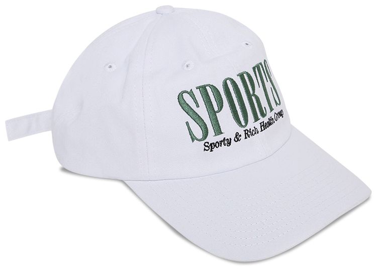 Sporty  Rich Sports Hat White