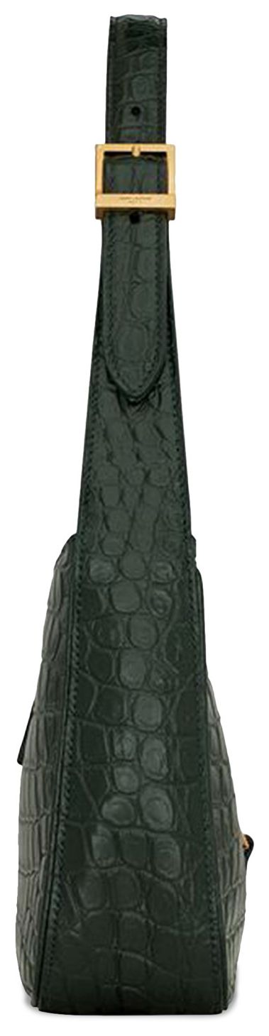 Saint Laurent Le 5 A 7 Hobo Bag Vert Fonce