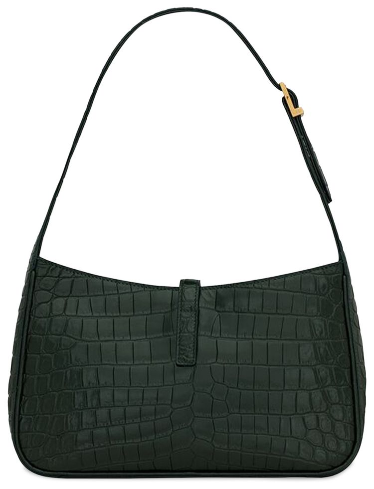 Saint Laurent Le 5 A 7 Hobo Bag Vert Fonce
