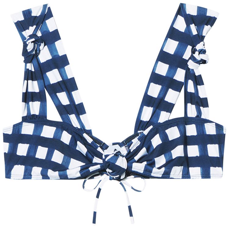 Jacquemus Le Haut Vichy Navy Checks