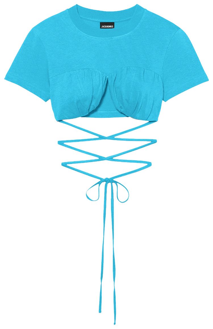 Jacquemus Le T Shirt Baci Turquoise