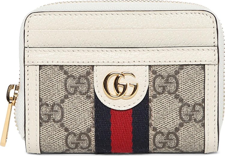 Gucci Ophidia GG Card Case Wallet 'White'