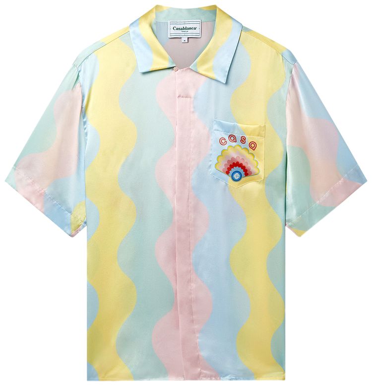 Casablanca Casa Shell Wave Shirt Multicolor