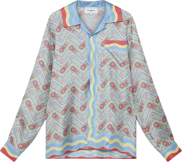 Casablanca Candy Ping Pong Monogram Bomber Jacket Multicolor