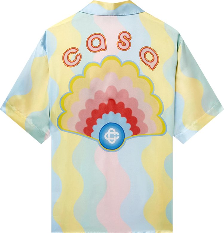 Casablanca Casa Shell Wave Shirt Multicolor