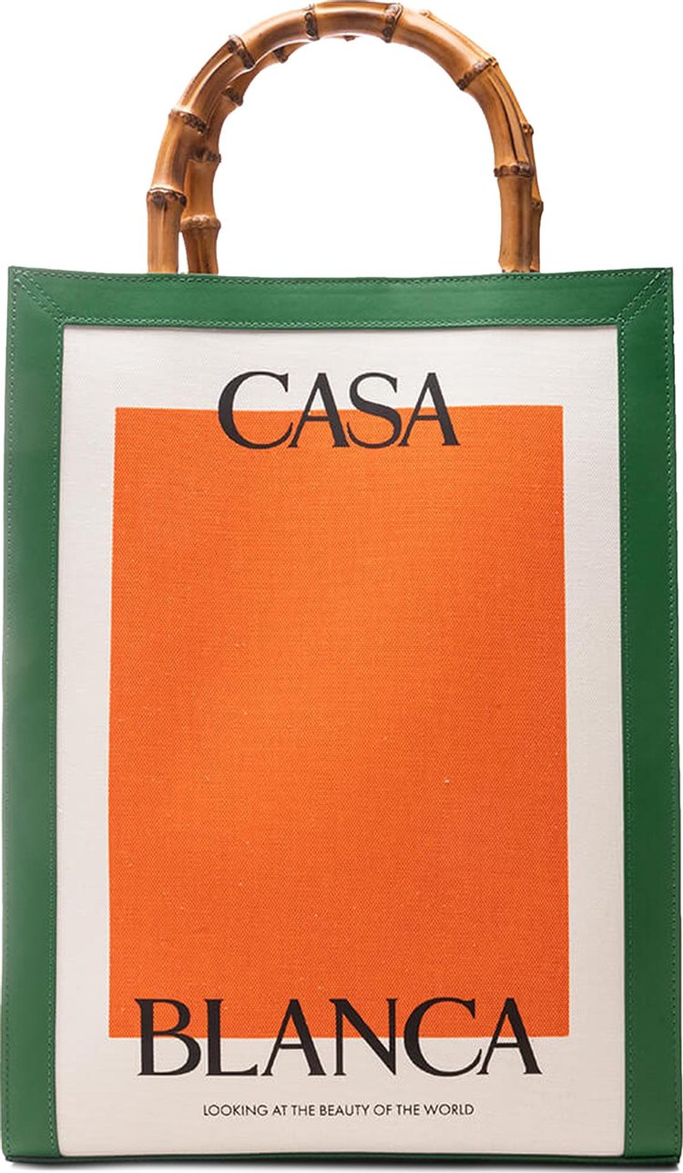 Casablanca Casa Tote 'Green/Orange'