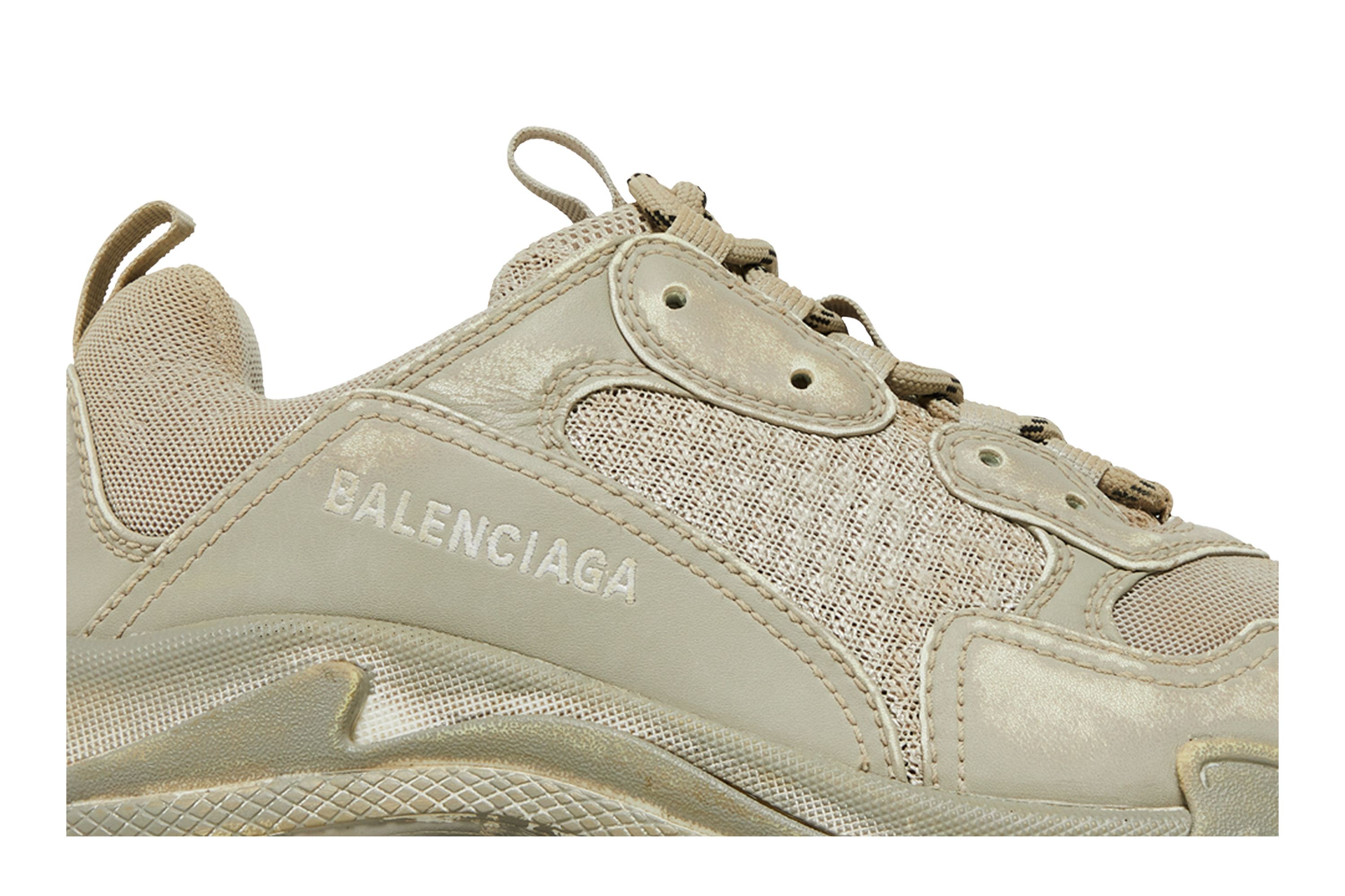 スニーカー BALENCIAGA Women Sneakers 524039 WTRSL2000 Beige Buy Balenciaga Wmns Triple S Sneaker 'All Over Logo - Beige