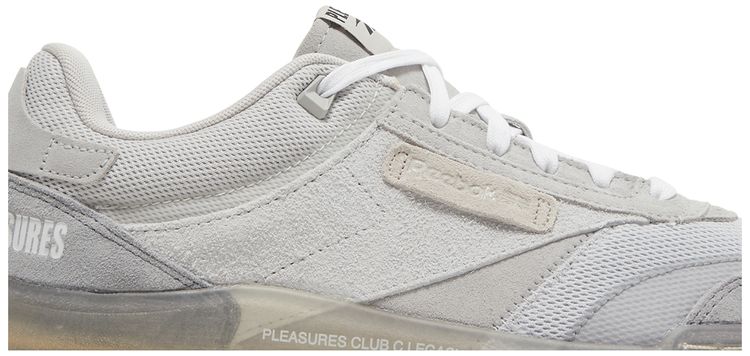 Pleasures x Reebok Club C Legacy Pure Grey