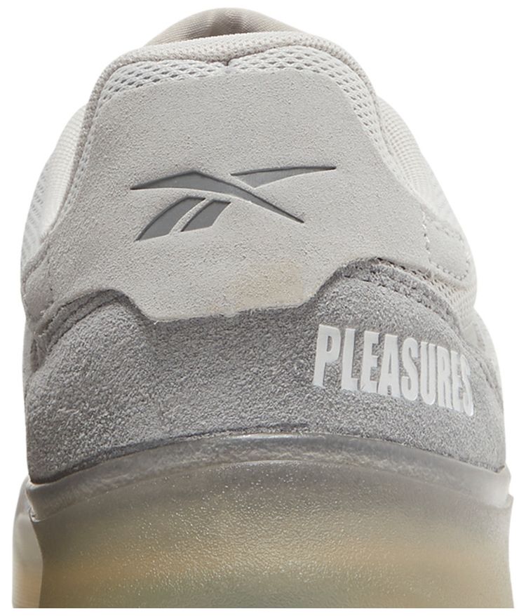 Pleasures x Reebok Club C Legacy Pure Grey