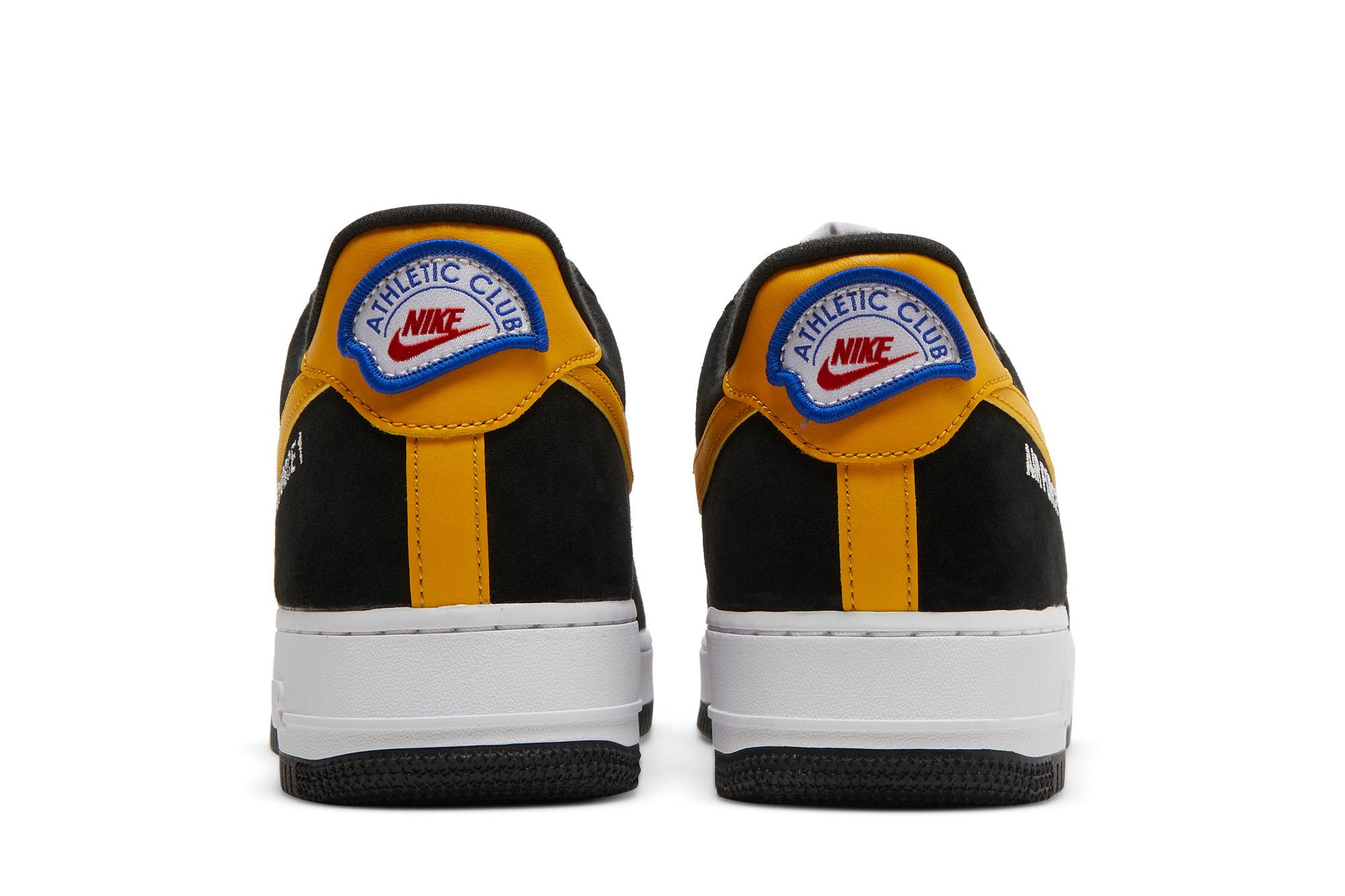 Nike air force yellow black shop
