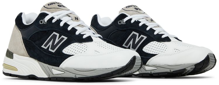 Sneakersnstuff x New Balance 991 Made in England Perforated Pack   Navy White