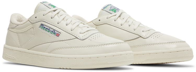 Reebok Club C 85 Vintage Split Logo   Cobalt Green