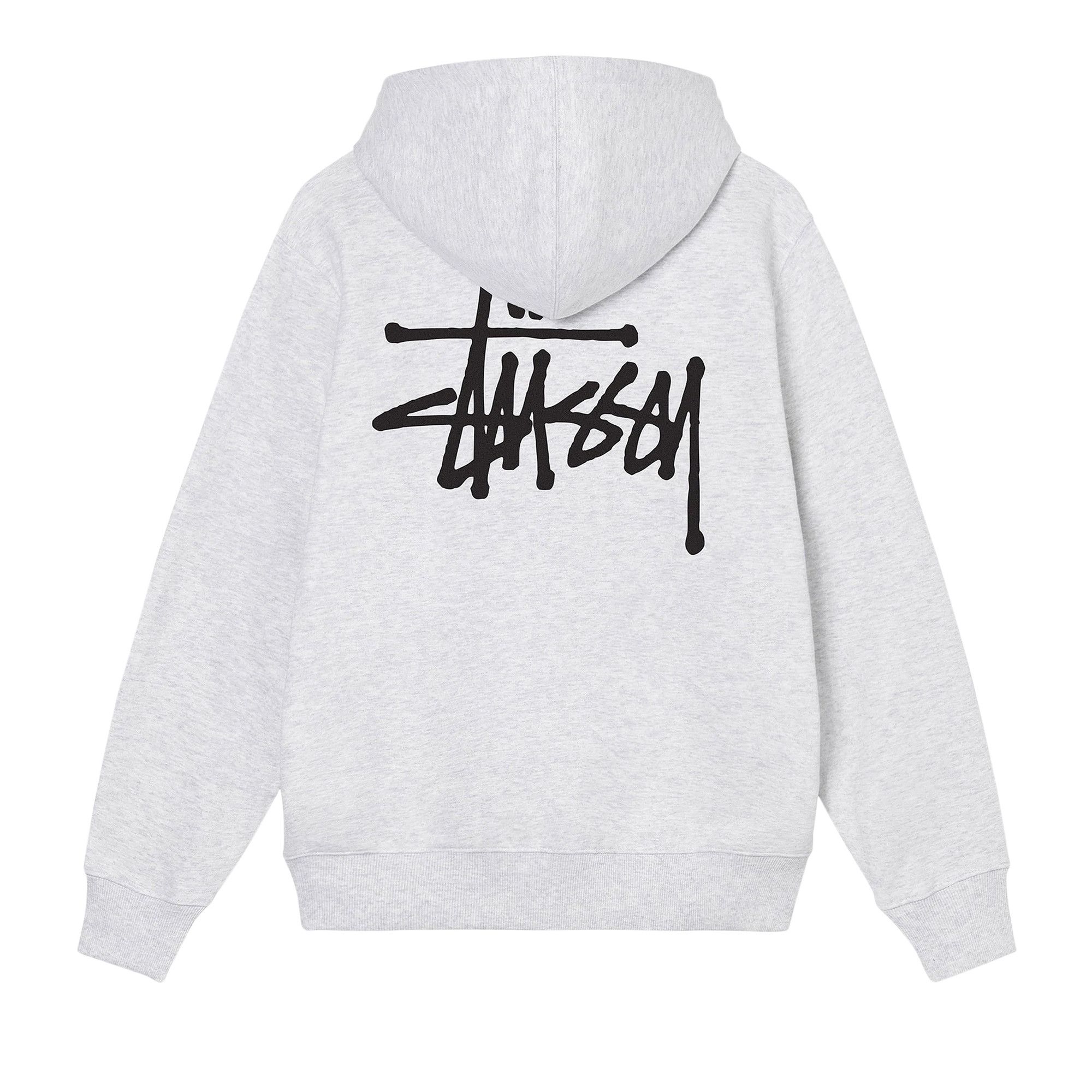 パーカー・フーディ STUSSY SS25 Sweatshirts (1925084 0062 ASH HEATHER) Stussy Built To Last Zip Hoodie Ash Heather Men's - SS24 - US
