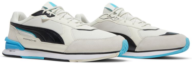 Puma Porsche Legacy x Low Racer Ivory Glow Blue Atoll