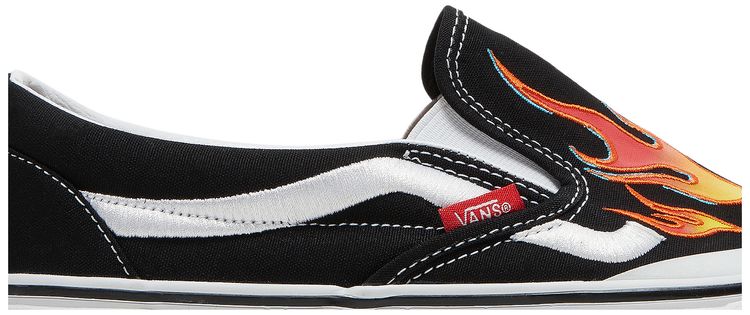 AAP Rocky x Vans Classic Slip On Worldwide Pack   Black Flame