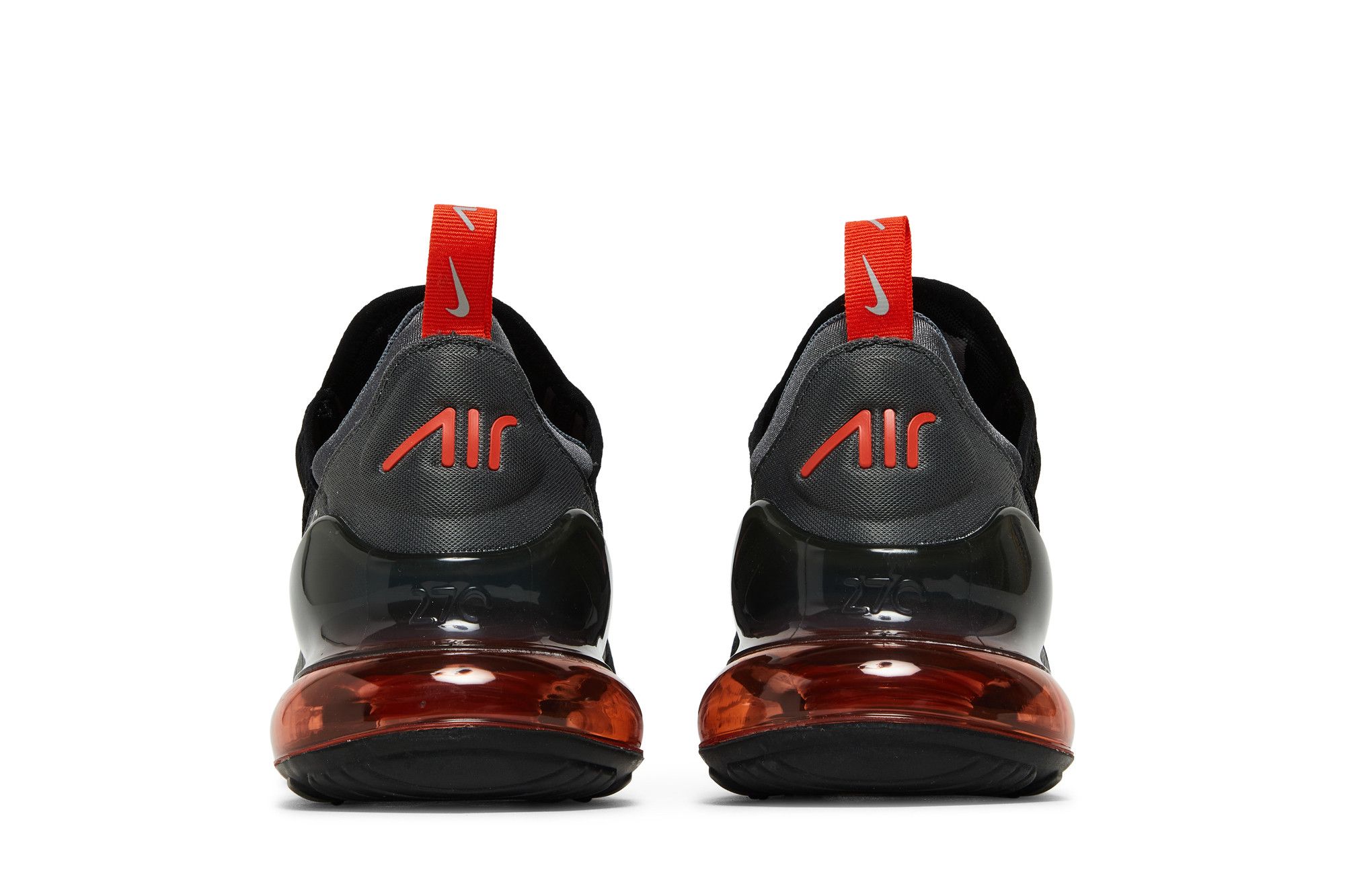 Size 8.0 Air Max 270 Essential Black Team Orange