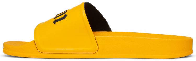 Palm Angels Logo Slide Yellow Black