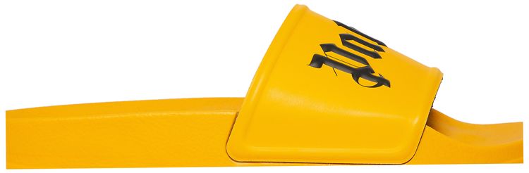 Palm Angels Logo Slide Yellow Black