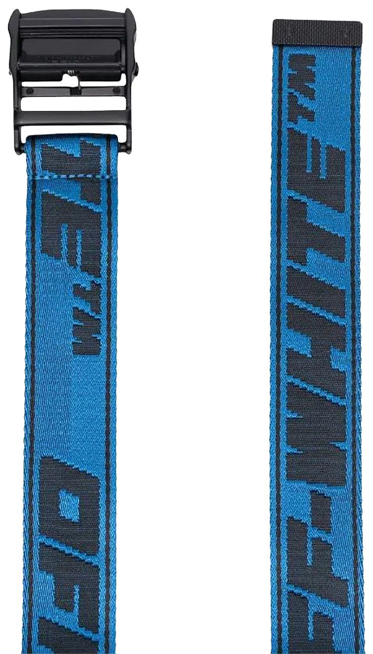 Off White Tape Industrial Belt BlueBlack