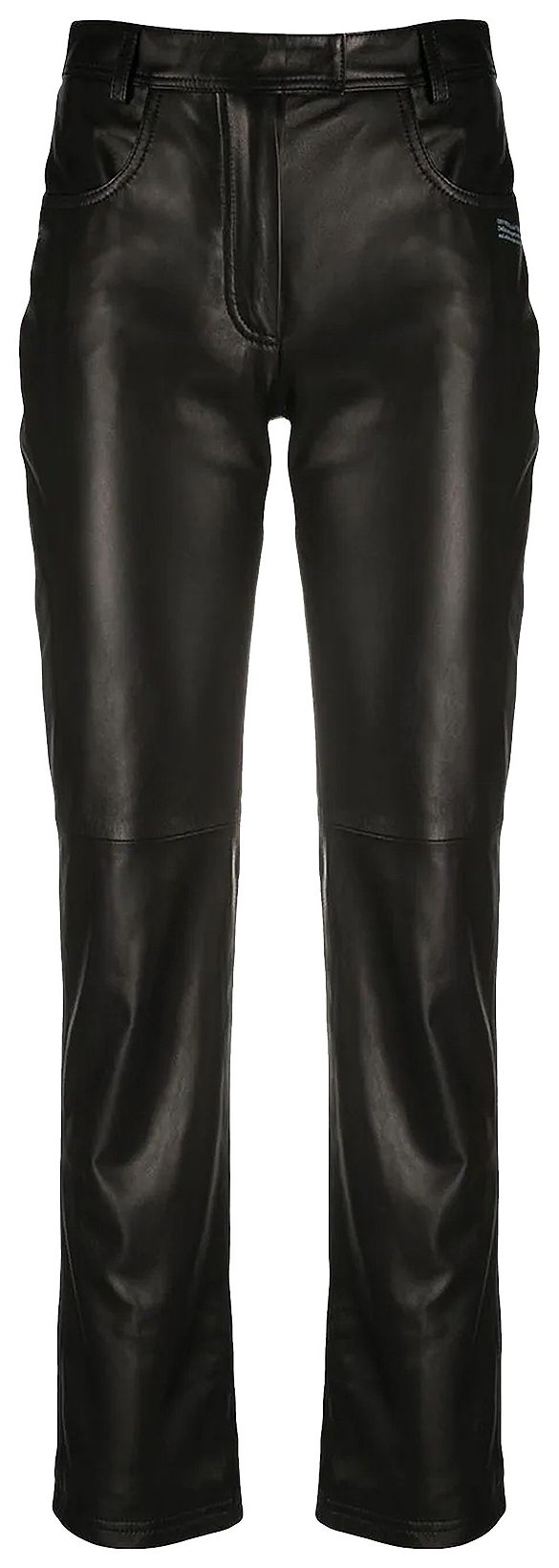 Off White Slim Pant Black